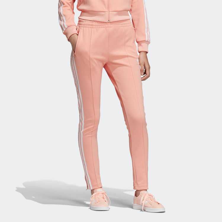 Adidas Originals SST Knitted Sweatpants Women’s Gray Pink