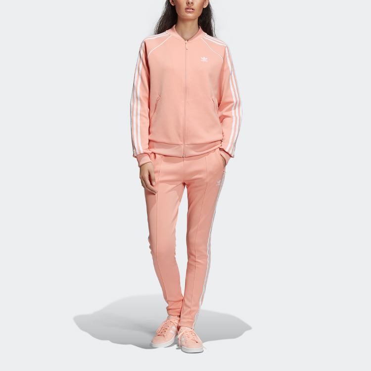 Adidas Originals SST Knitted Sweatpants Women’s Gray Pink