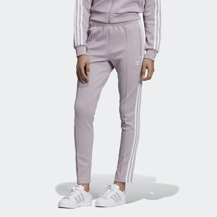 Женские штаны adidas SST (розово-серые) — фото 4