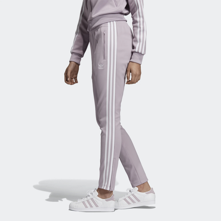 Женские штаны adidas SST (розово-серые) — фото 5