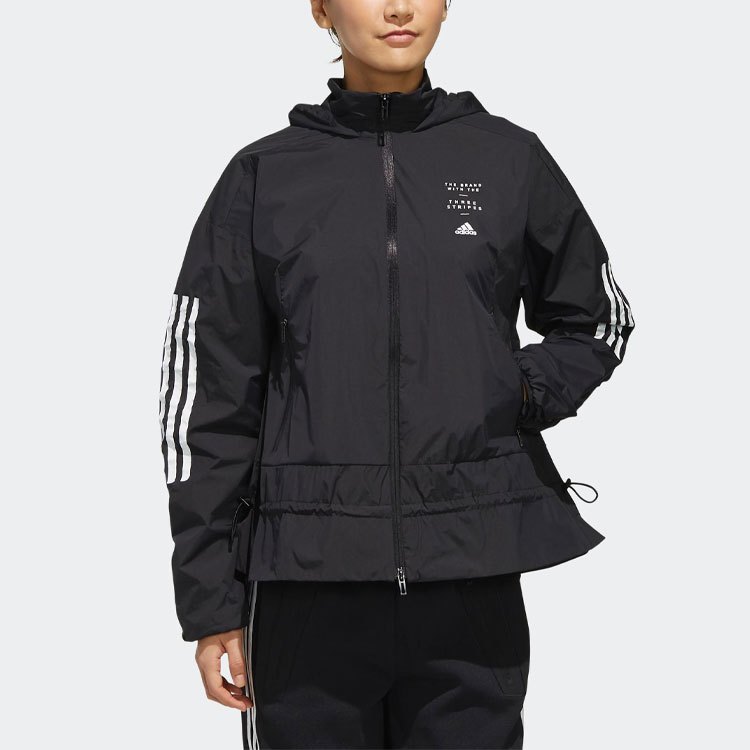 Женская куртка adidas (черная) — фото 4