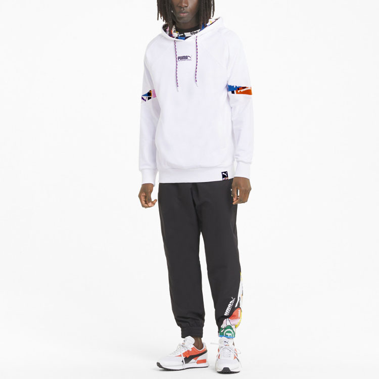 Мужская худи Puma Intl (белая) — фото 3