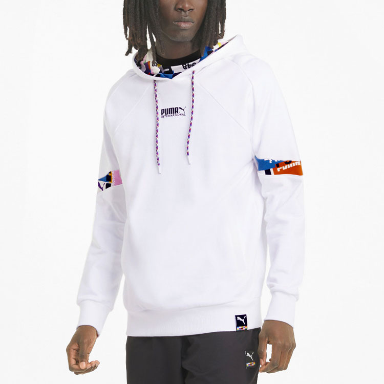 Мужская худи Puma Intl (белая) — фото 4