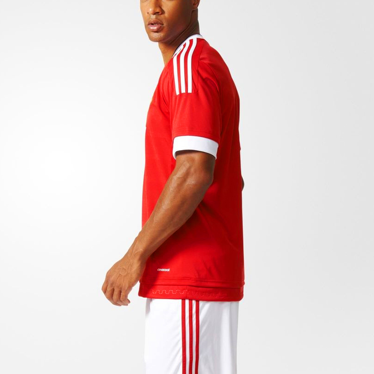 Мужская футболка adidas 15-16 T (красная) — фото 5