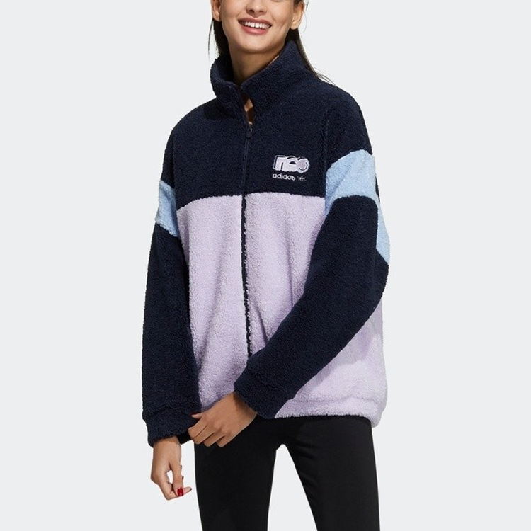 Женская куртка adidas neo (синяя) — фото 3