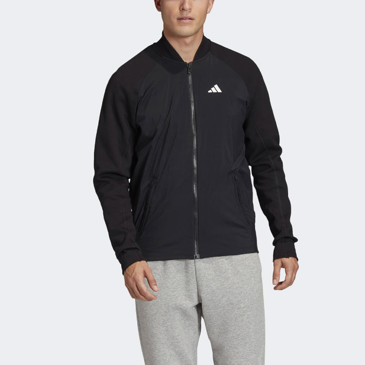Мужская куртка adidas M Vrct Tiger (черная) — фото 3