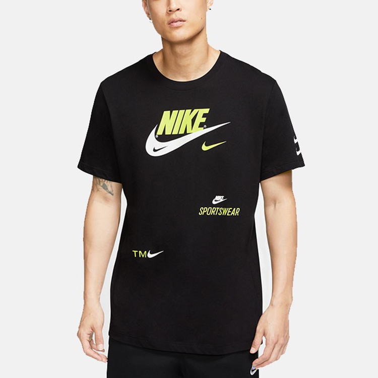 Мужская футболка Nike (черный) — фото 4
