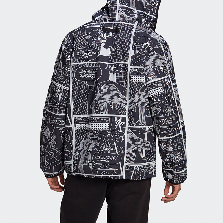 Мужская куртка adidas originals R.Y.V. (черная) — фото 6