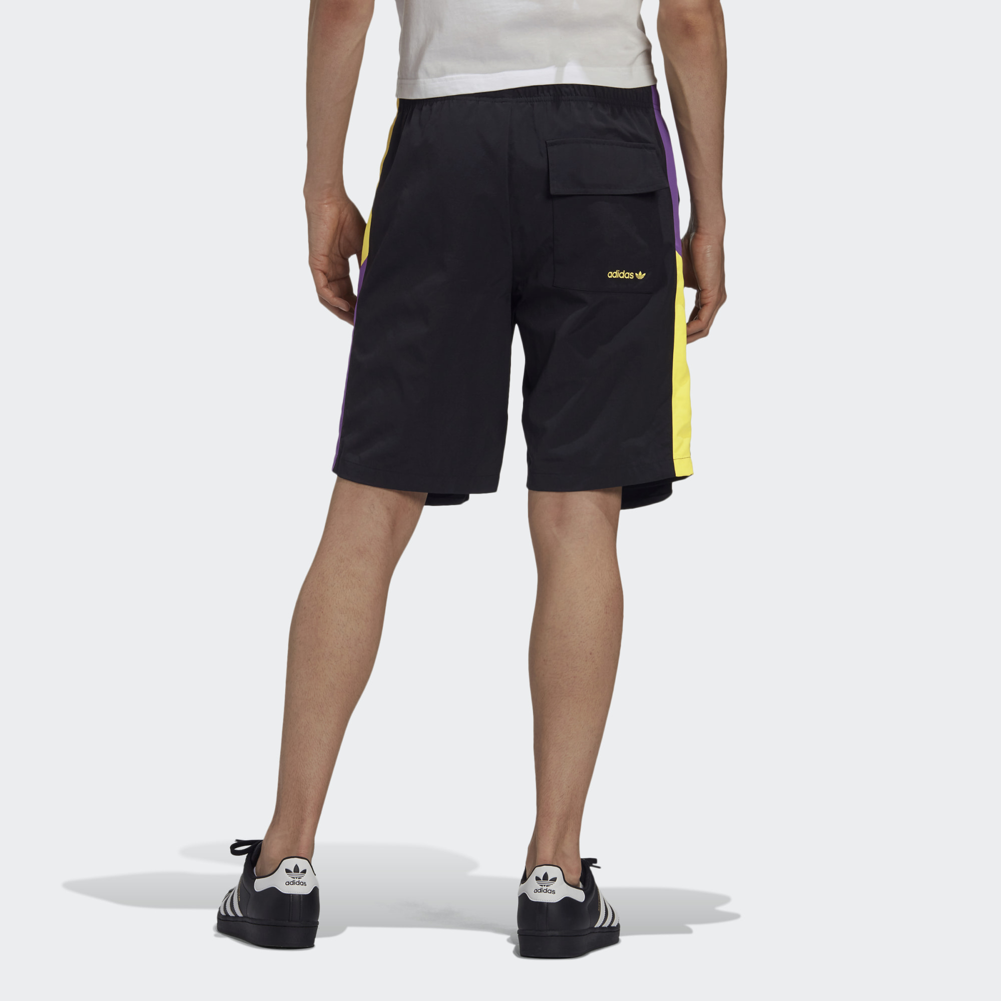 Мужские шорты adidas originals Adiprene Short (черные) — фото 4