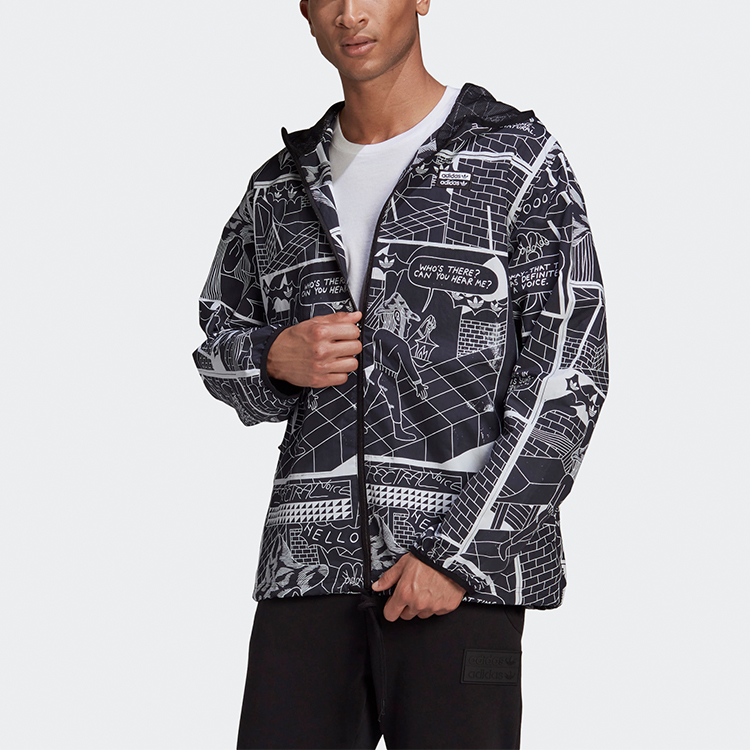 Мужская куртка adidas originals R.Y.V. (черная) — фото 5