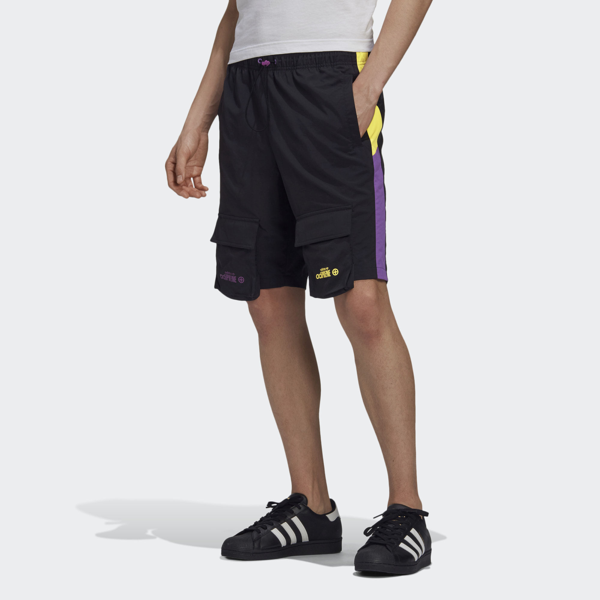 Мужские шорты adidas originals Adiprene Short (черные) — фото 3