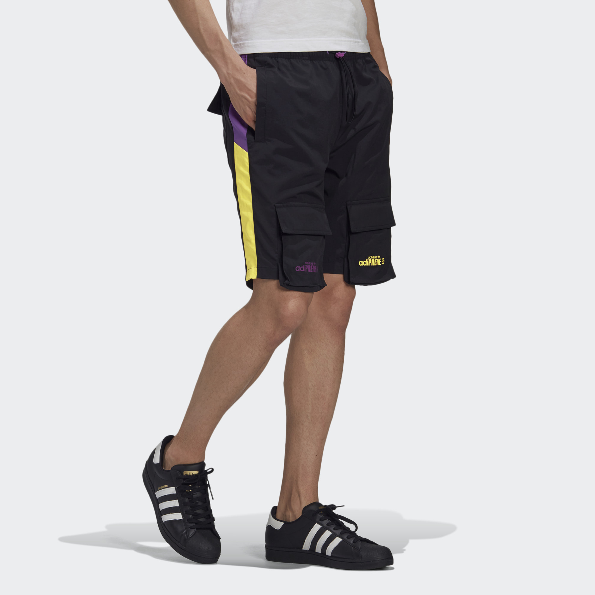 Мужские шорты adidas originals Adiprene Short (черные) — фото 6
