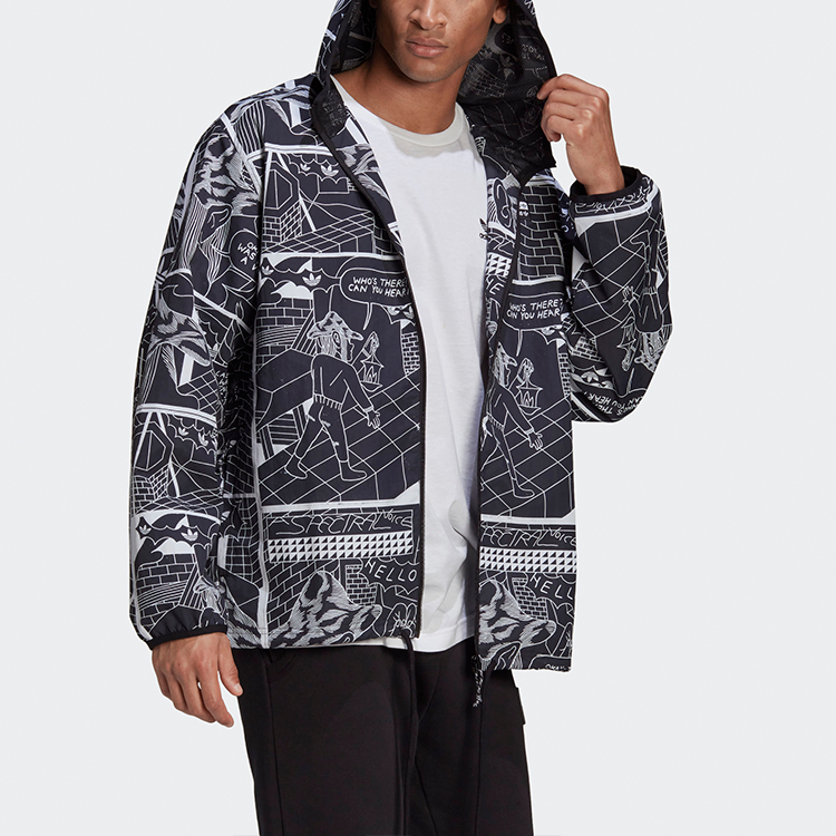 Мужская куртка adidas originals R.Y.V. (черная) — фото 7