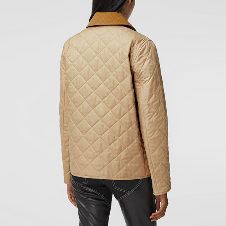 Женская куртка Burberry (коричневый) — фото 3
