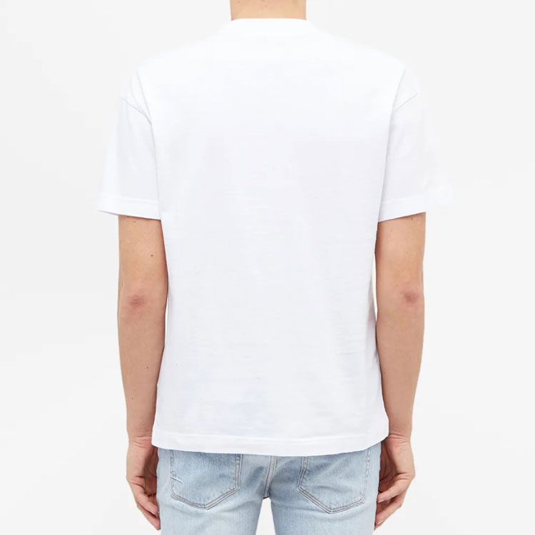 Мужская футболка PALM ANGELS Tokyo Sprayed Logo Tee (белая) — фото 4