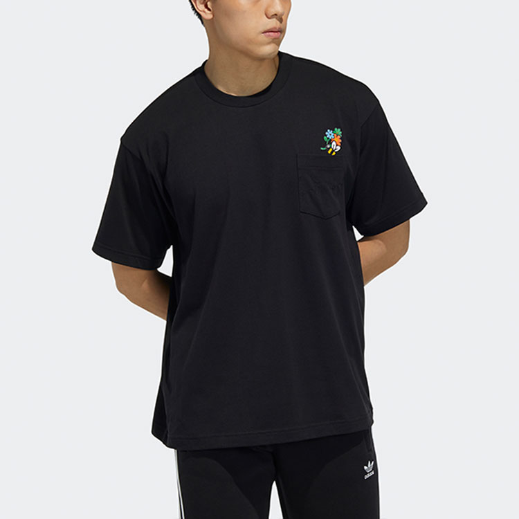 Мужская футболка adidas Originals Print (черная) — фото 3