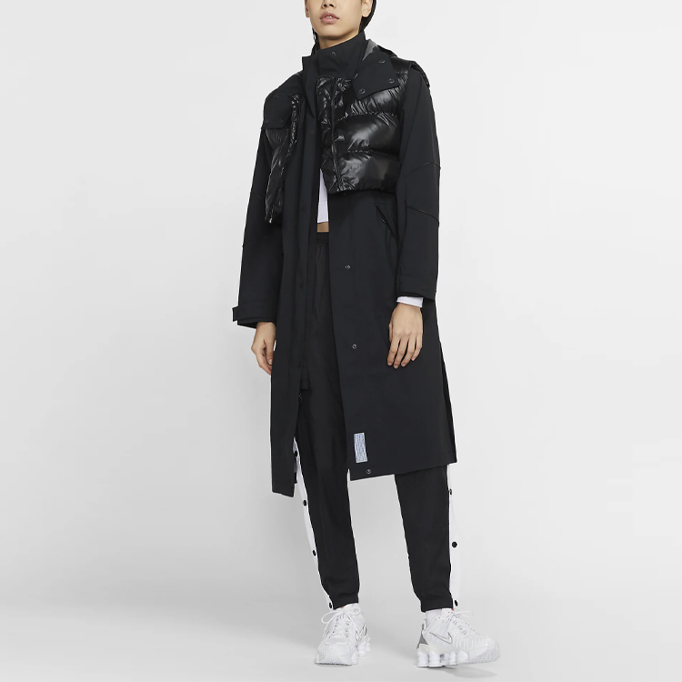 Женская куртка Nike Sportswear City Ready (черная) — фото 9