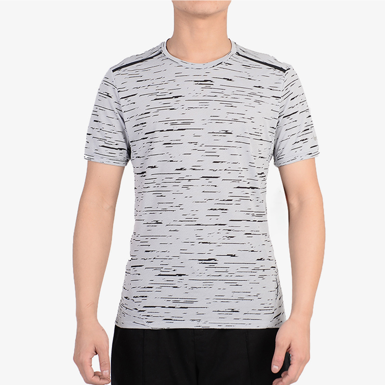 Мужская футболка Nike Dry-Fit (серая) — фото 3