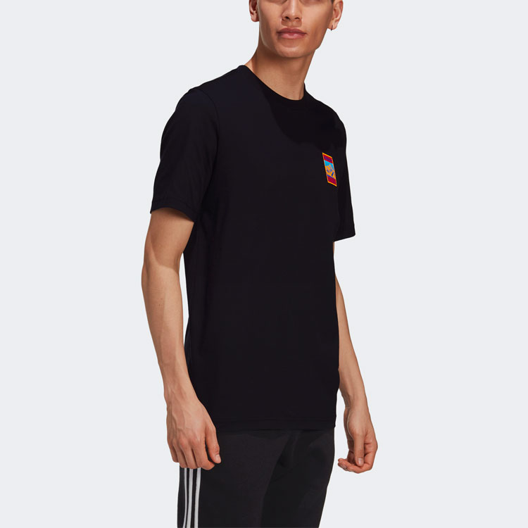Мужская футболка adidas originals ADIPLORE GRAPHIC (черная) — фото 6
