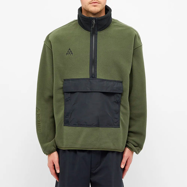 Мужская куртка Nike ACG (армейская зеленая) — фото 2