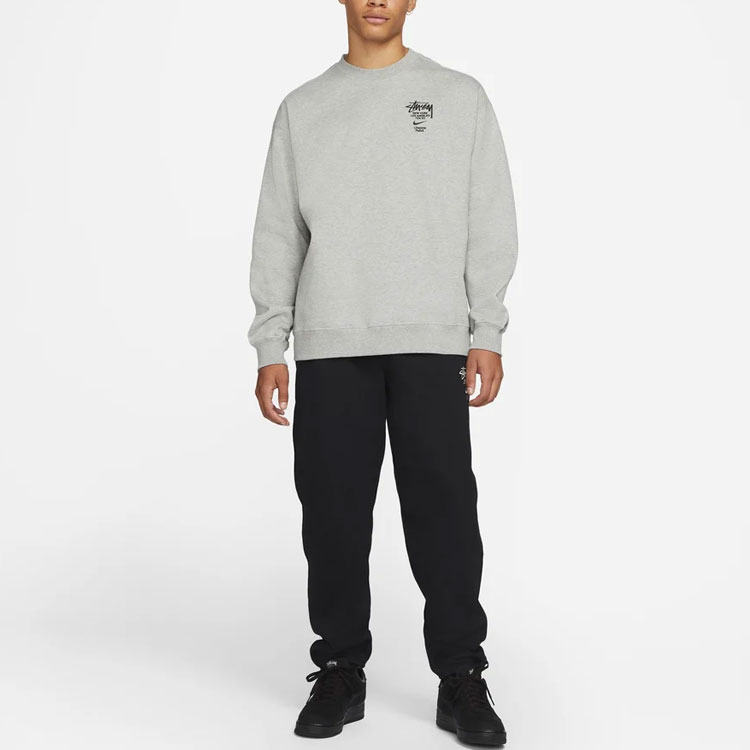 Худи Stussy x Nike (серая) — фото 3