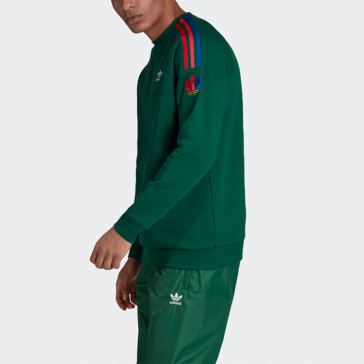 Мужской свитшот adidas originals (зеленый) — фото 6