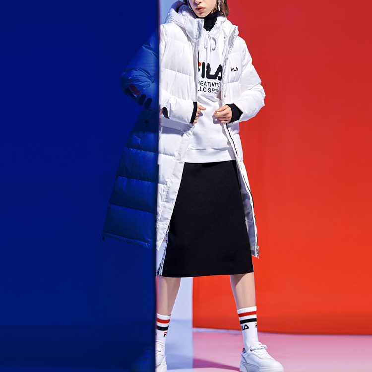 Женская куртка Fila ORIGINALE (белый) — фото 5