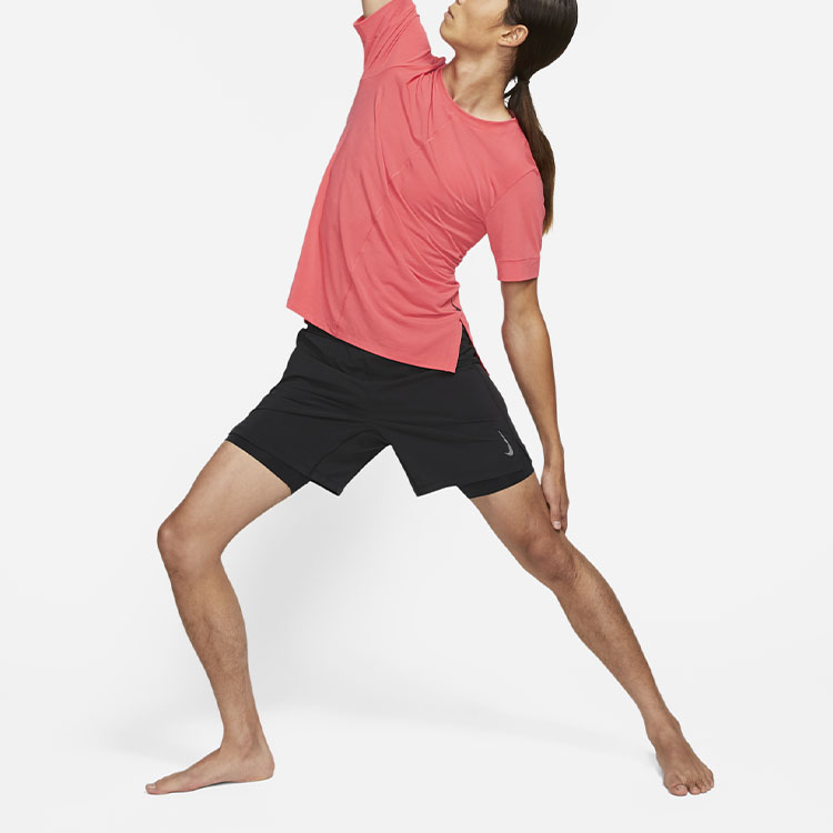 Мужские шорты Nike Yoga 2-in-1 (черные) — фото 4