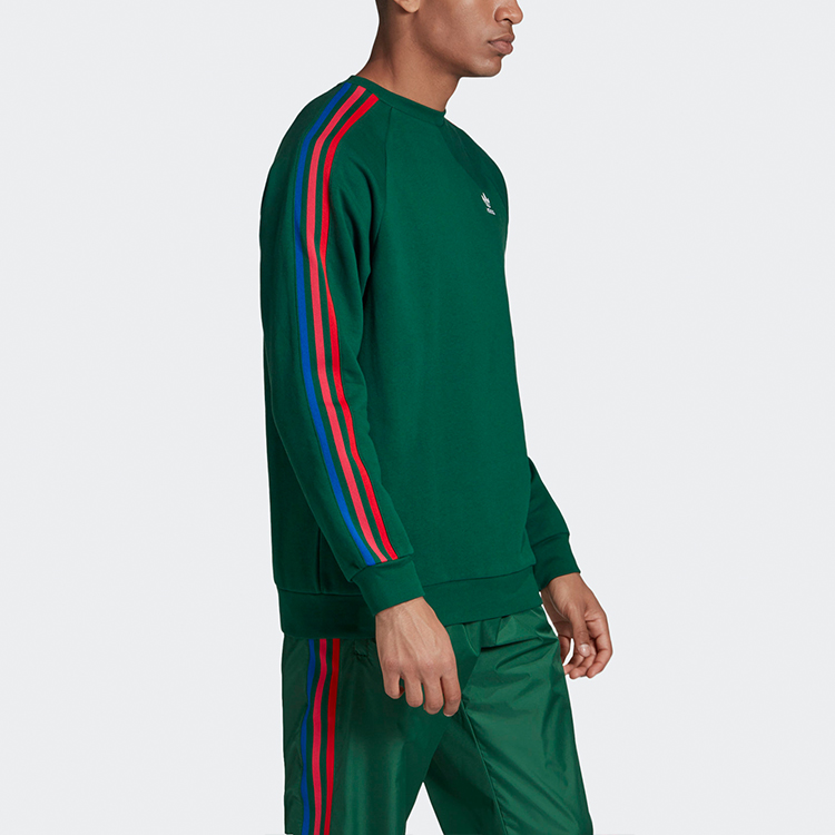 Мужской свитшот adidas originals (зеленый) — фото 5