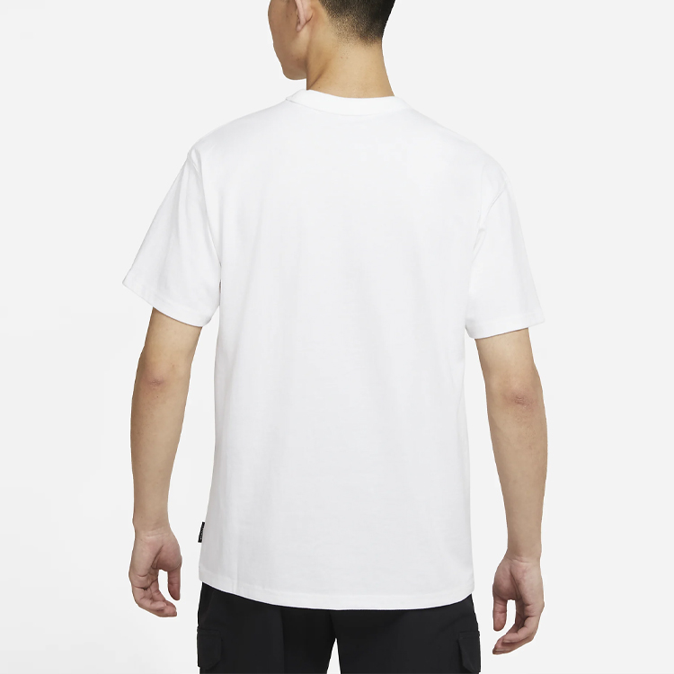 Мужская футболка Nike Sportswear Swoosh Logo (белая) — фото 4