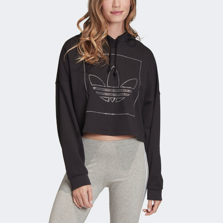 Женское худи adidas originals (черная) — фото 4