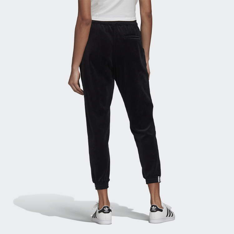 Женские штаны adidas originals Cuffed Pants (черные) — фото 4