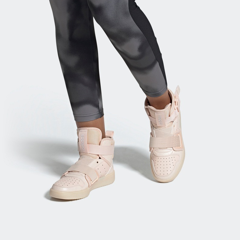Женские кроссовки adidas neo Hoops 2.0 Utx (розовый) — фото 7