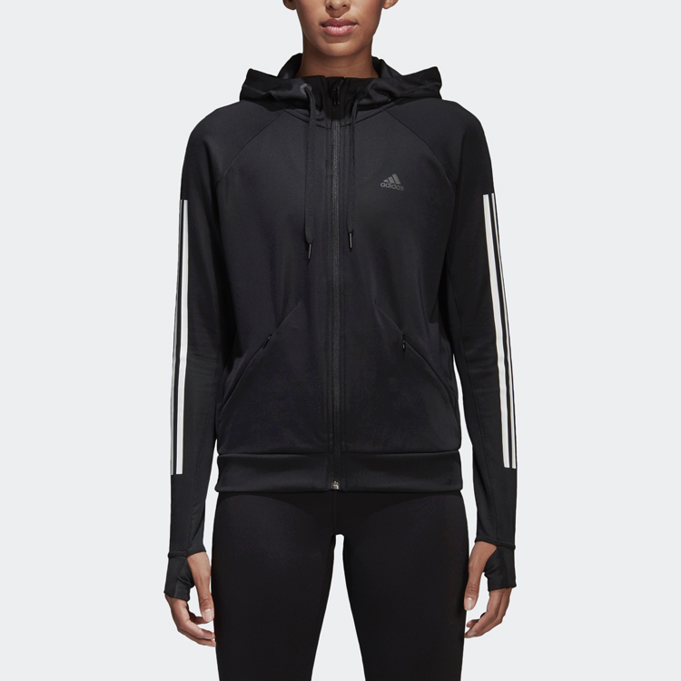 Женская куртка adidas (черная) — фото 4