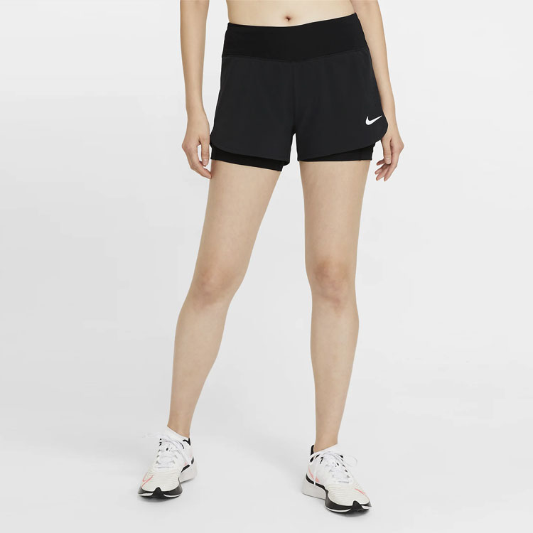 Женские шорты Nike Eclipse 2-in-1 (черный) — фото 4