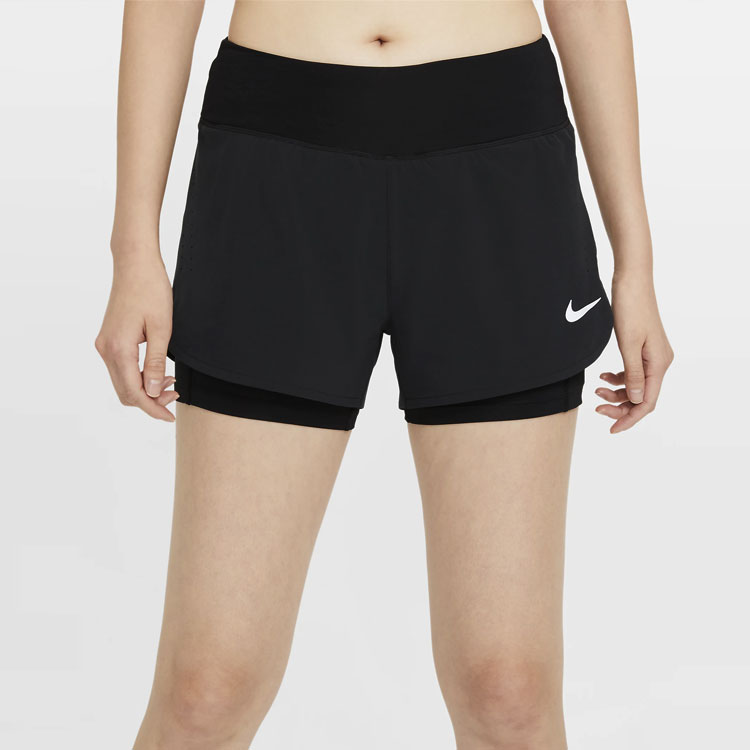 Женские шорты Nike Eclipse 2-in-1 (черный) — фото 5