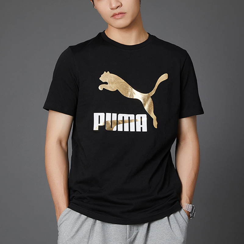 Мужская футболка PUMA Essentials (черная) — фото 6