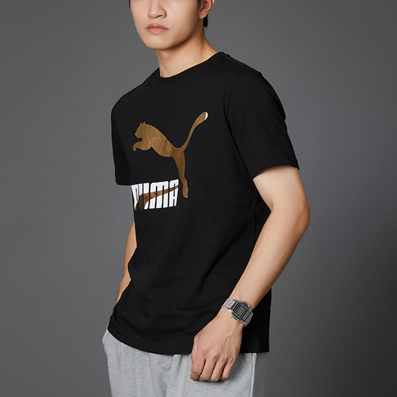 Мужская футболка PUMA Essentials (черная) — фото 4