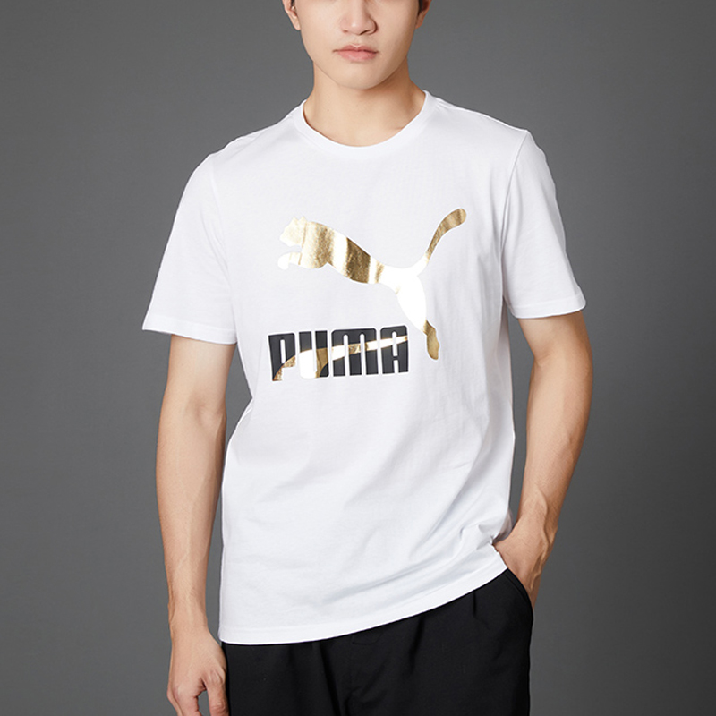 Мужская футболка PUMA (белая) — фото 4