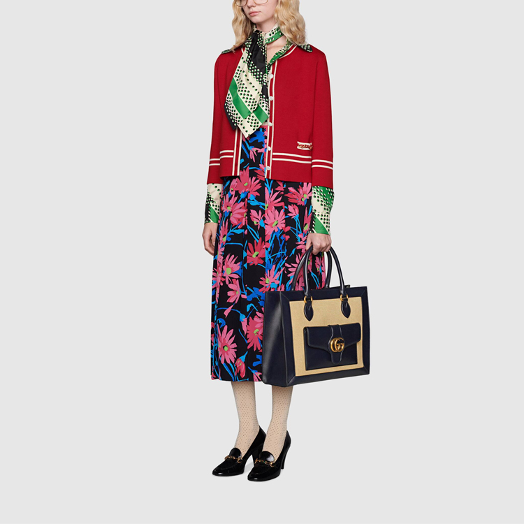 Женская юбка Gucci Плиссе (черная) — фото 5