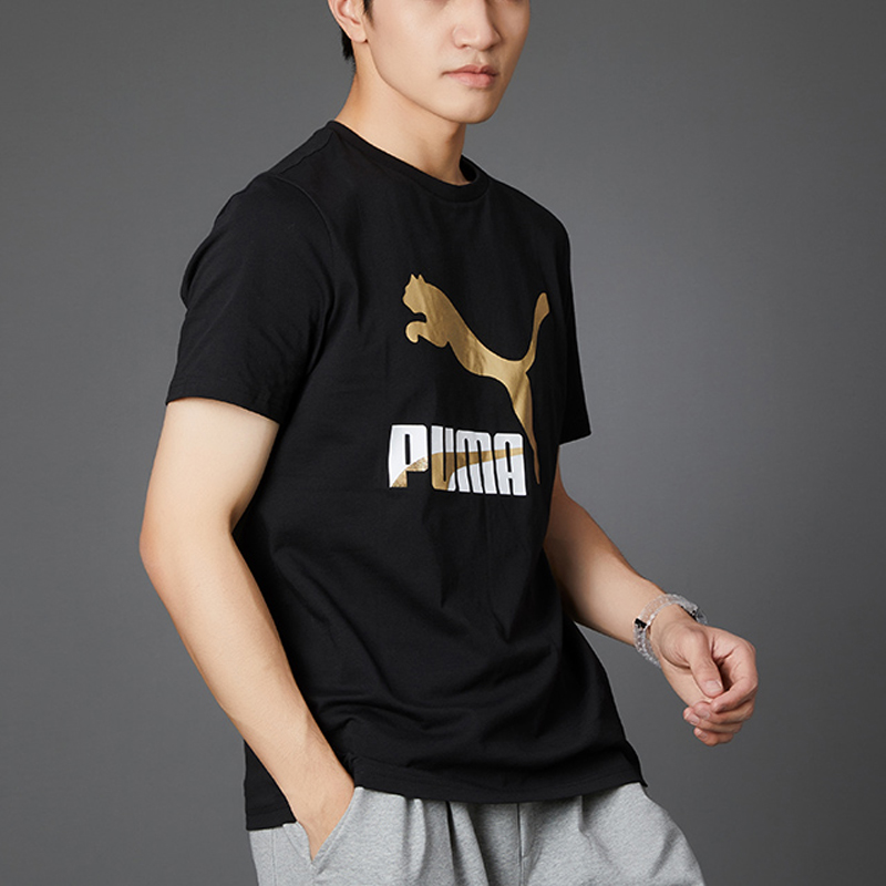 Мужская футболка PUMA Essentials (черная) — фото 5