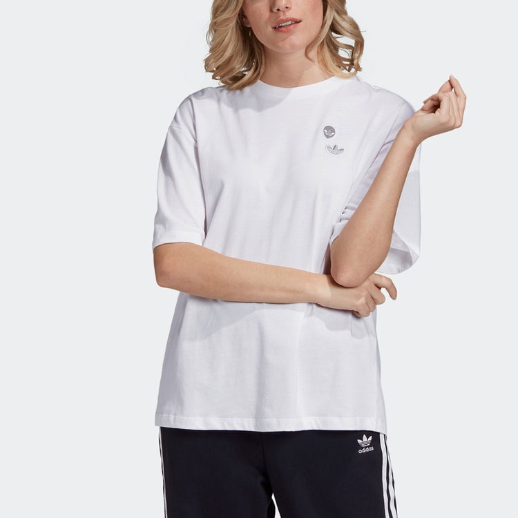 Женская футболка adidas originals T (белый) — фото 3