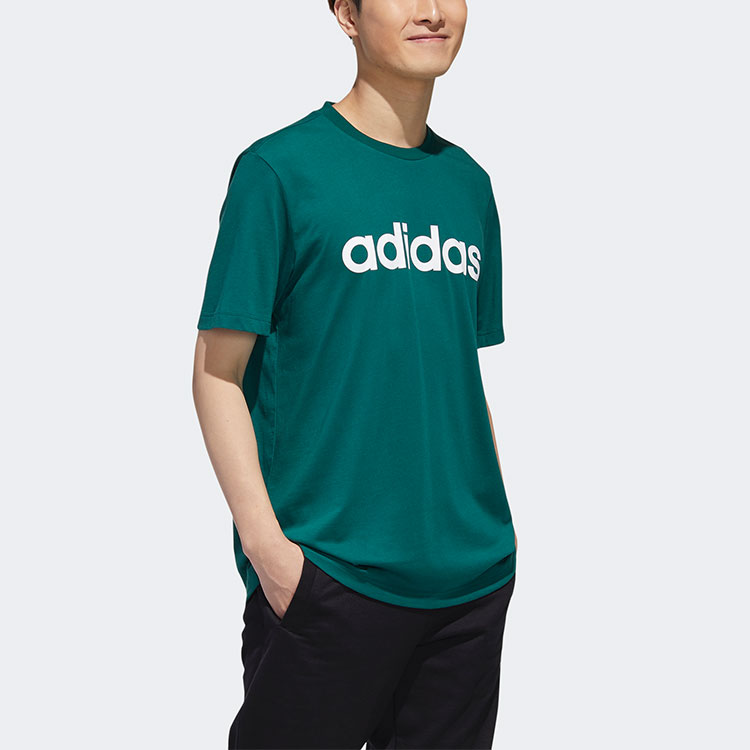 Мужская футболка adidas neo (зеленая) — фото 6
