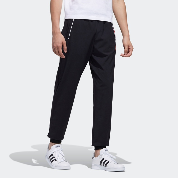 Мужские штаны adidas neo (черные) — фото 4