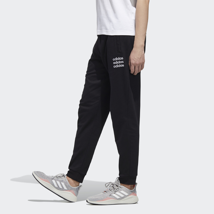 Мужские штаны adidas neo (черные) — фото 4