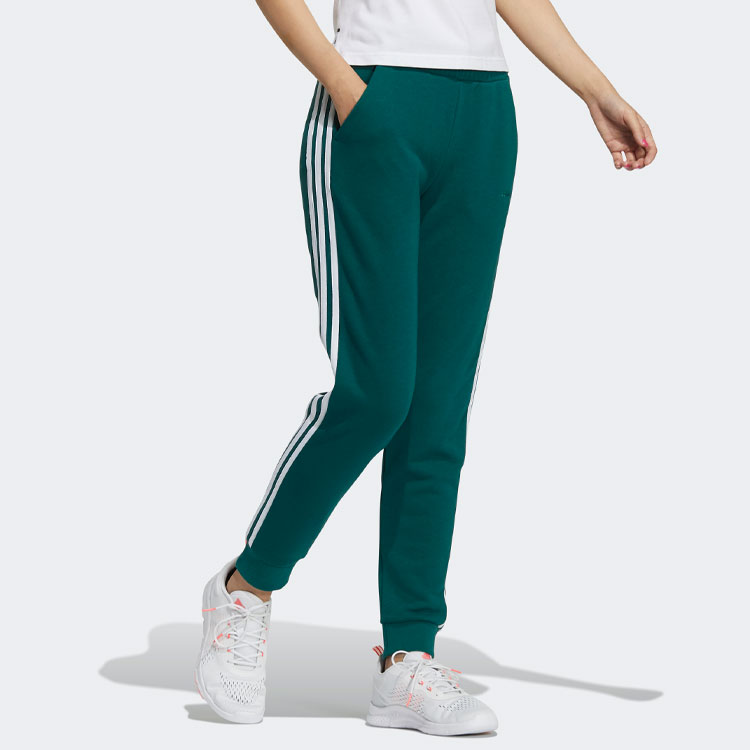 Женские штаны adidas neo (темно-зеленые) — фото 3