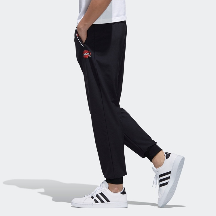Мужские штаны adidas neo (черные) — фото 5