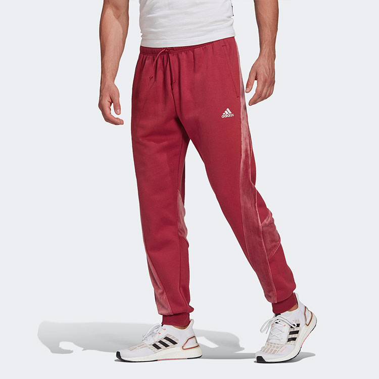 Мужские штаны adidas (розовые) — фото 2