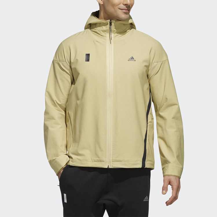 Мужская куртка adidas (бежевая) — фото 3