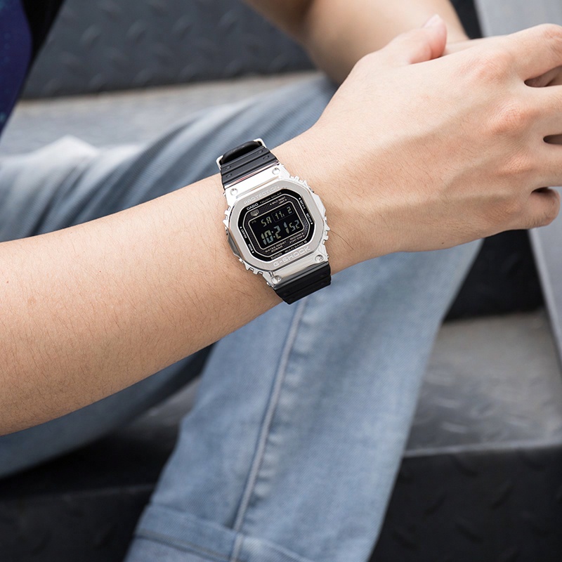 Мужские часы Casio B5000 Full Metal (черные) — фото 6